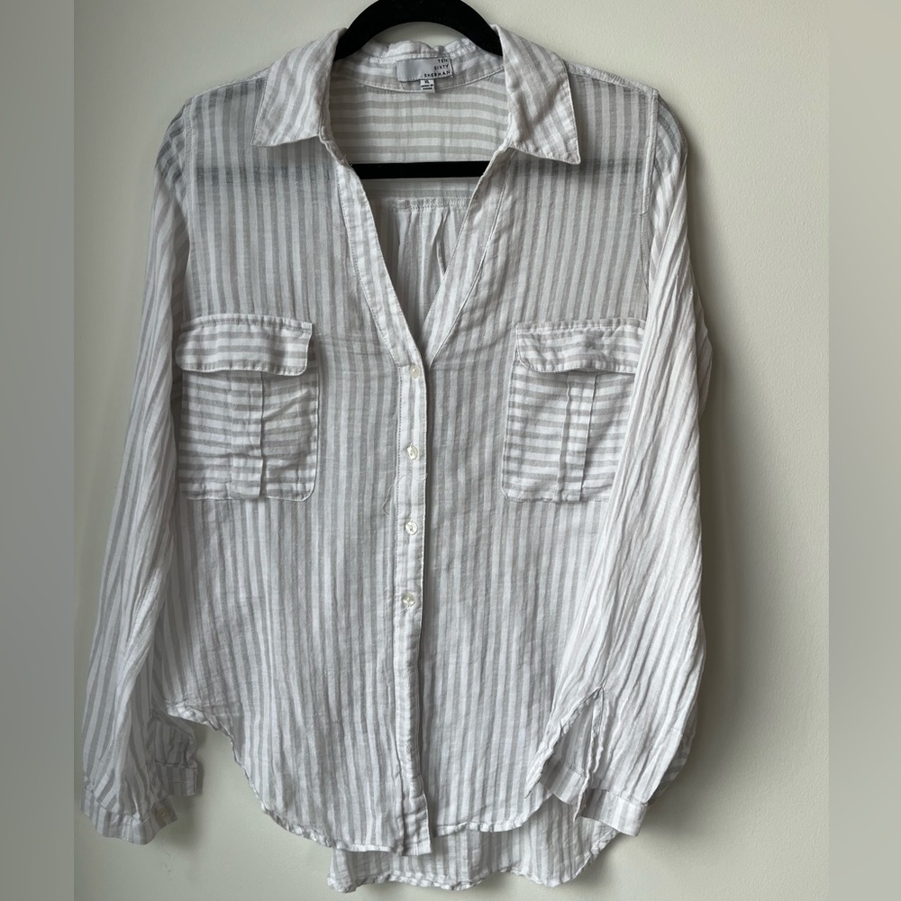 Light flowy summer button down